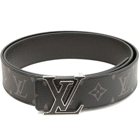 Louis Vuitton LV Initiales Monogram Eclipse Taiga Belt